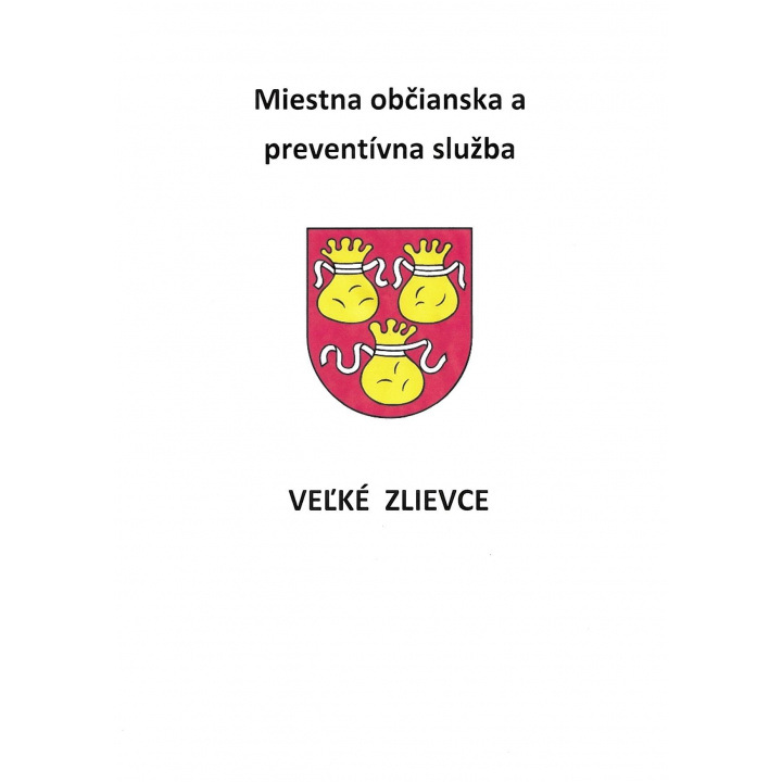 Miestna občianska a preventívna služba v obci Veľké Zlievce