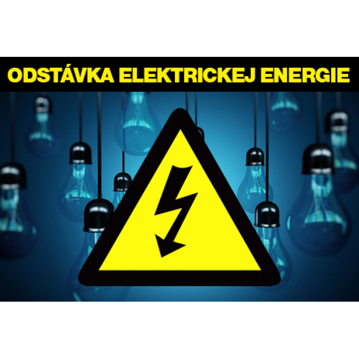 Odstávka el. energie dňa 27.11.2024 od 7.45 hod do 16.00 hod v celej obci  a osade Čomor a Ružiná